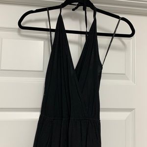 Lulus black halter jumpsuit